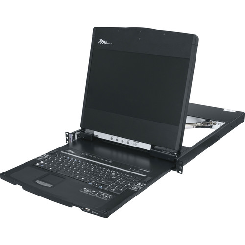 Middle Atlantic RM-KB-LCD17HD High-Definition Rackmount Console with 17" LCD Display, Keyboard, and Touchpad (1 RU)