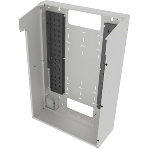 Middle Atlantic VWM Series Split Door Back Pan (36" Height, 16" Depth, White Finish)