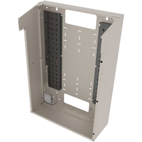 Middle Atlantic VWM Series Split Door Back Pan (42" Height, 16" Depth, Putty Finish)