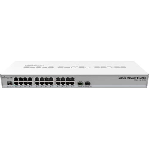 MikroTik CRS326-24G-2S+RM 24-Port Gigabit Managed Network Switch