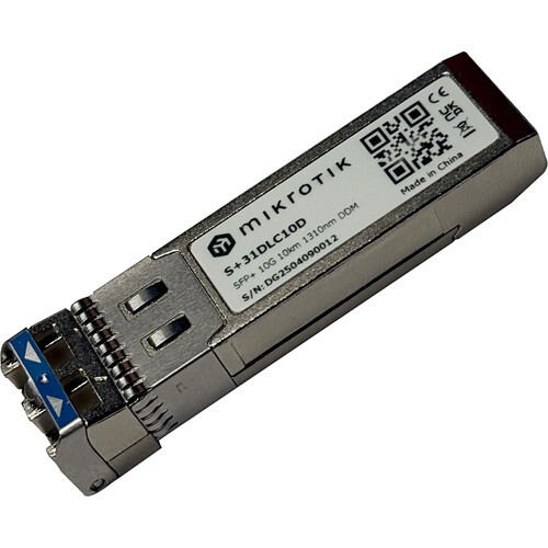 MikroTik S+31DLC10D 10G Single-Mode SFP+ Transceiver Module
