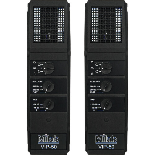 MILAB VIP-50 Multipattern Large-Diaphragm Condenser Microphone (Matched Pair)