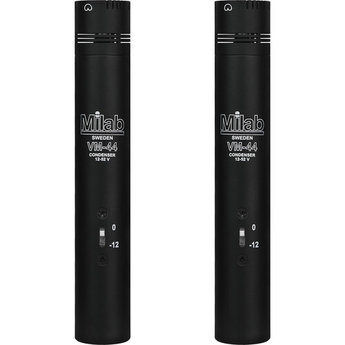 MILAB VM-44 Classic Small-Diaphragm Condenser Microphone (Matched Pair)