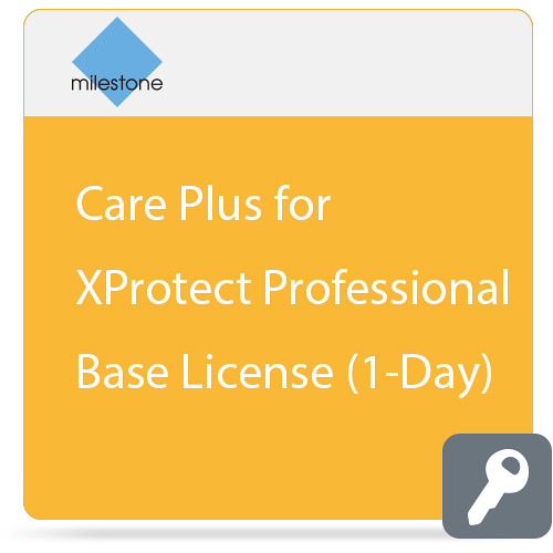 Milestone Care Plus for XProtect Professional Base License (1-Day)