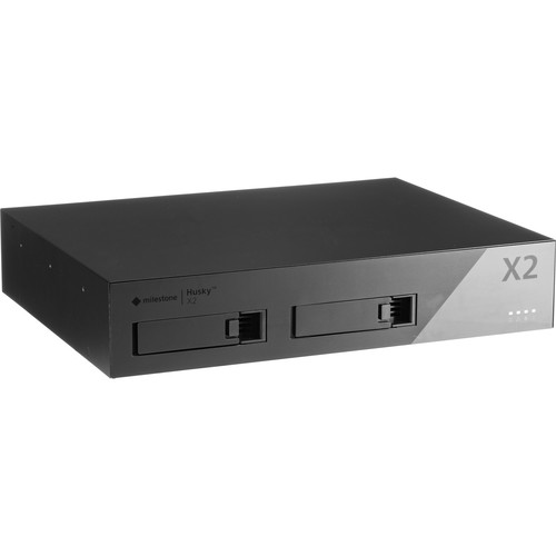 Milestone Husky X2 Barebone NVR with 16-Port PoE+ Managed Switch (No HDD)