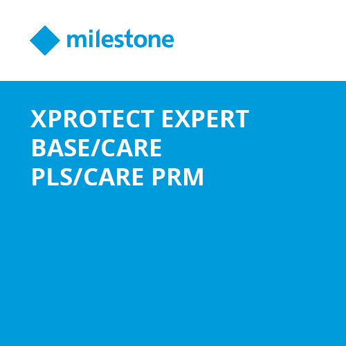 Milestone XProtect Expert Base Server License with 1-Year Care Plus & Care Premium for Expert BL