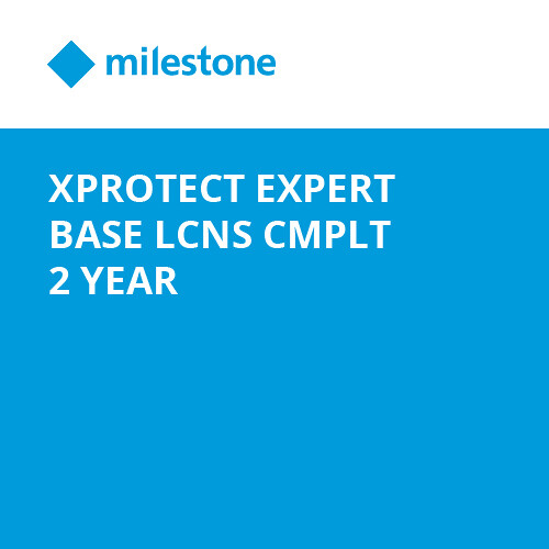 Milestone XProtect Expert Base Server License with 2-Year Care Plus & Care Premium for Expert BL