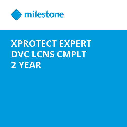 Milestone XProtect Expert Device Channel License with 2-Year Care Plus & Care Premium for a XProtect Expert DL
