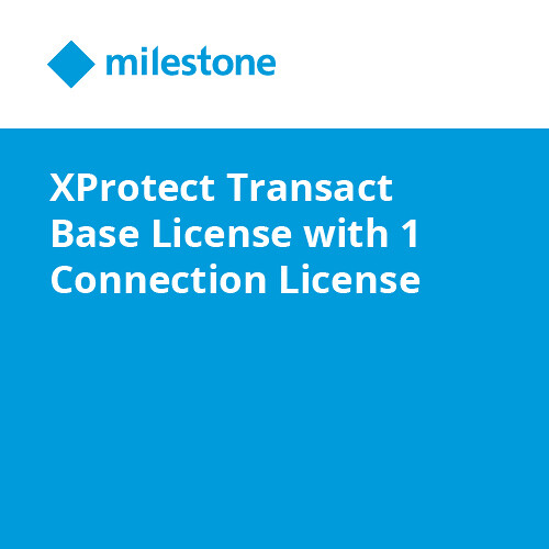 Milestone XProtect Transact Base License with 1 Connection License