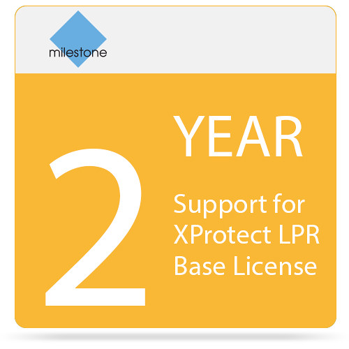 Milestone 2-Year SUP for XProtect LPR Base License