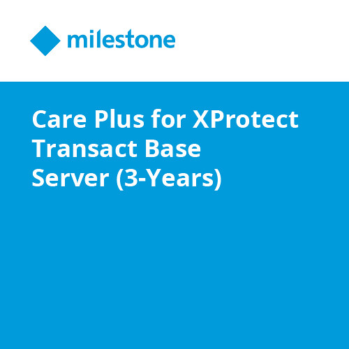 Milestone Care Plus for XProtect Transact Base Server (3-Years)