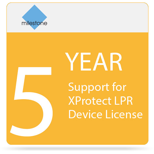 Milestone 5-Year SUP for XProtect LPR Device License