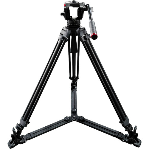 miliboo MTT606A Video Tripod with MYT802 II Fluid Head & Ground Spreader (Aluminum)