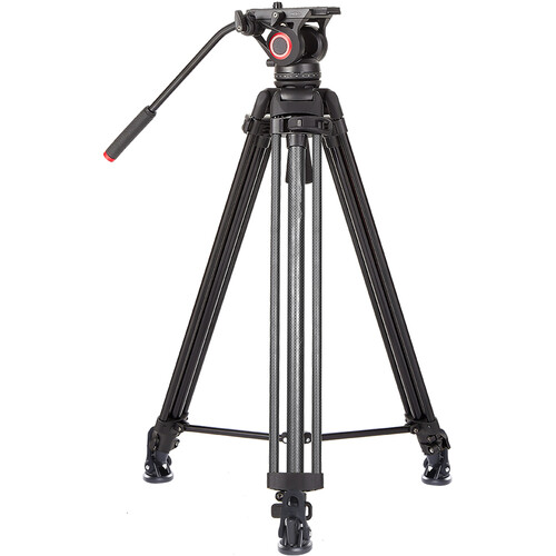 miliboo MTT606B III Carbon Fiber Tripod with MYT802 II Fluid Head & Mid-Level Spreader