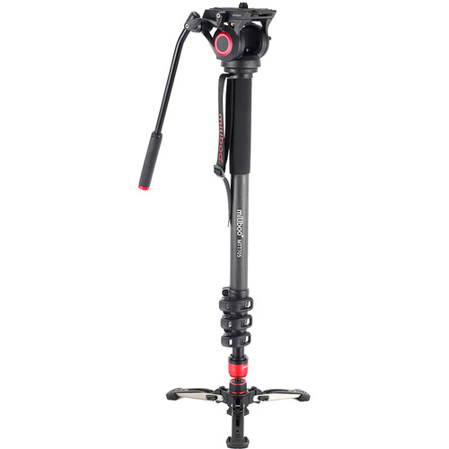 miliboo MTT705BS Carbon Fiber Video Monopod with MYT801 Fluid Head