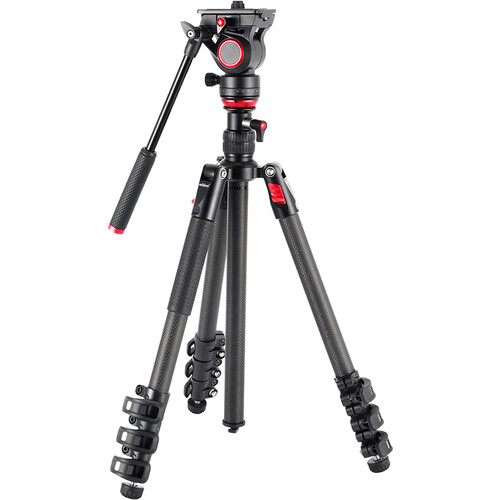 miliboo MUKB Carbon Fiber Tripod & Fluid Head Kit