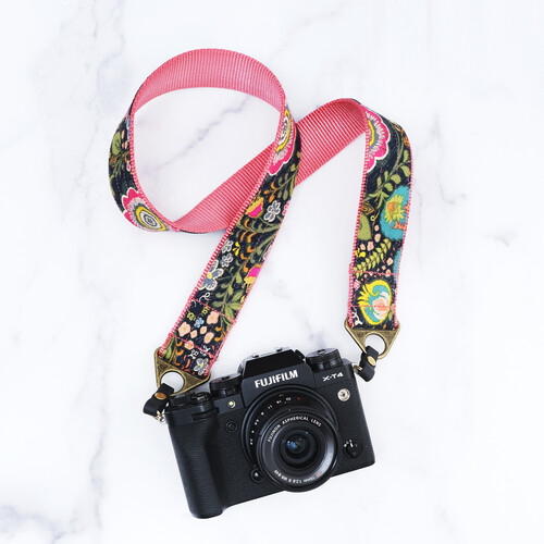Mimi Green Canvas Camera Strap (Midge)