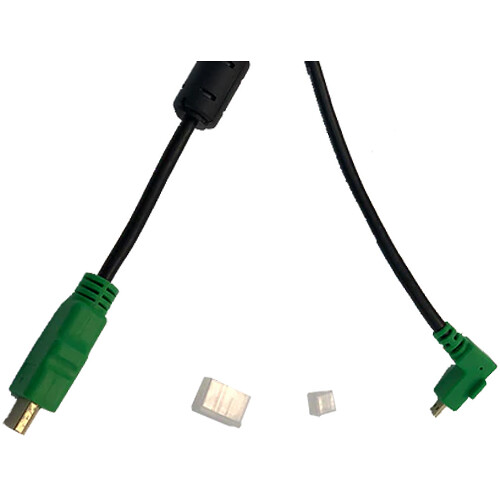 Mimo Monitors Right-Angle USB to HDMI Cable (4.9', Green)