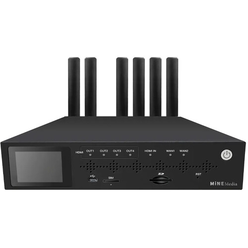 MiNE Media A318H UHD 4K 5G Multi-Network Bonding Decoder