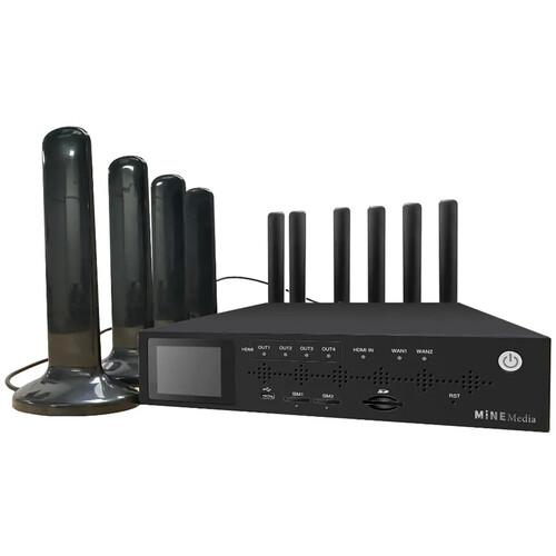 MiNE Media A320H 8K 5G Multi-Network Bonding Decoder