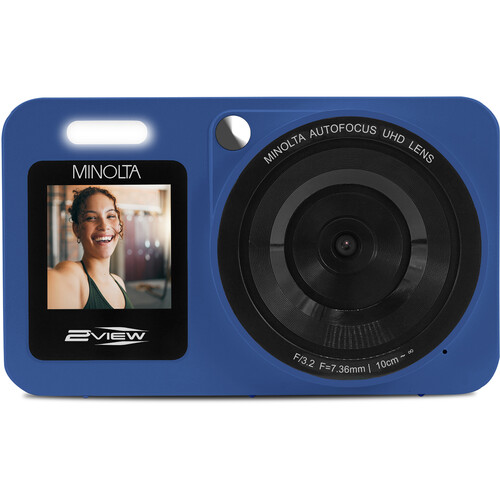 Minolta 2VIEW MND33 Dual-Screen Digital Camera (Blue)