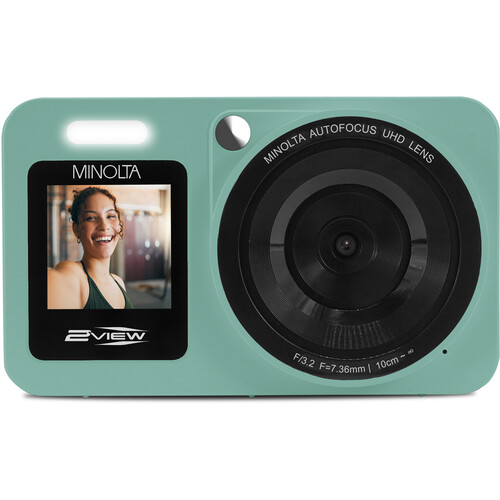 Minolta 2VIEW MND33 Dual-Screen Digital Camera (Teal)