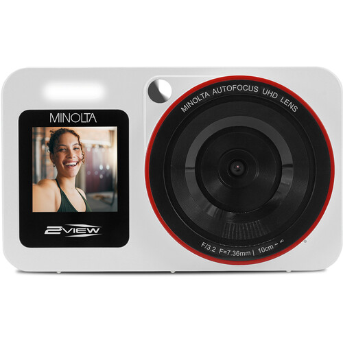 Minolta 2VIEW MND33 Dual-Screen Digital Camera (White)