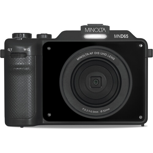 Minolta MND65 Selfie Shot Digital Camera (Black)