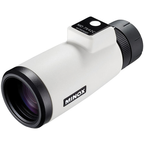 Minox 7x42 MD C Monocular (White)