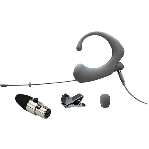 MIPRO Que Audio DA12DL Headworn Omni Petite Microphone with Adapter (Black)