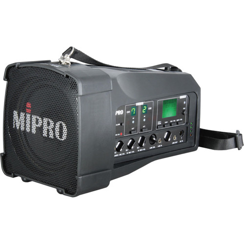 MIPRO MA100D6A Personal Wireless PA System with Single Wireless Receiver (Black)