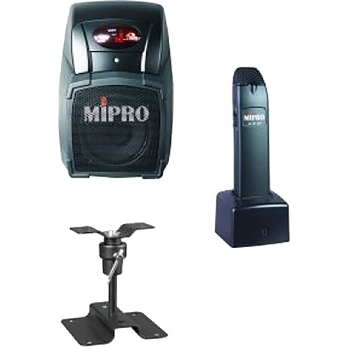 MIPRO PHONICBOOST6B Remote-Controlled Wireless Classroom PA System with Multi-Function Handheld Wireless Microphone (6B: 644 to 668 MHz)