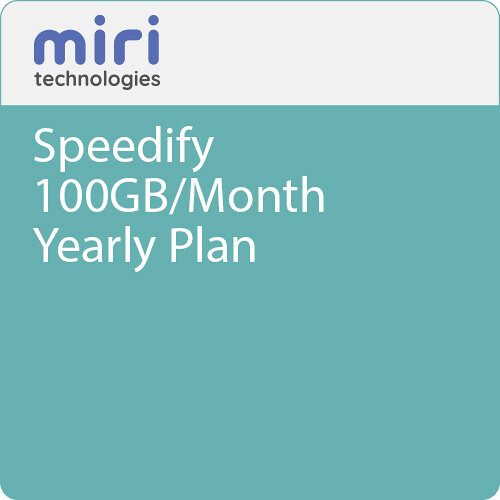Miri Speedify 100GB per Month Subscription (1-Year)