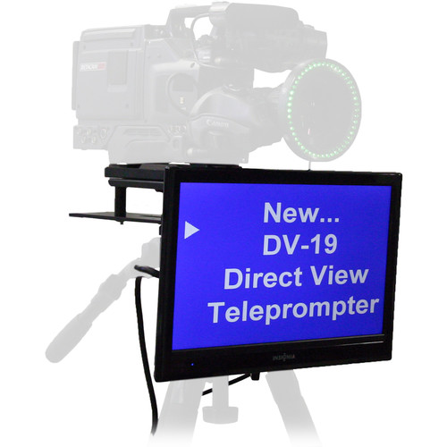 Mirror Image Direct View LCD Prompter with Software (19")