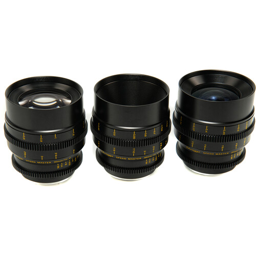 Mitakon Zhongyi Speedmaster S35 20, 35 & 50mm T1 Cine 3-Lens Bundle (Sony E)