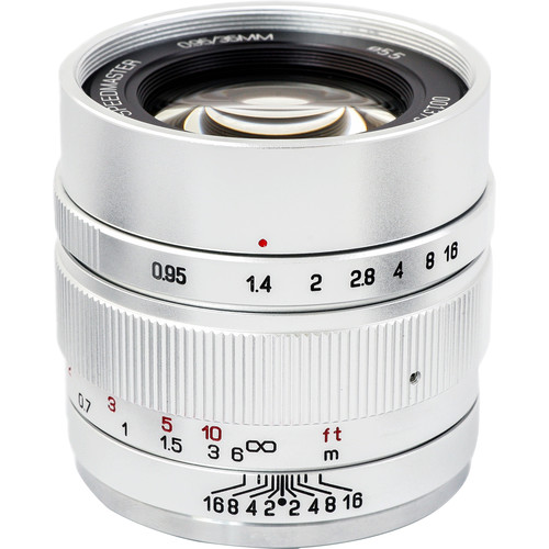 Mitakon Zhongyi Speedmaster 35mm f/0.95 Mark II Lens (Canon EF-M, Silver)