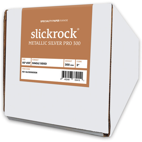 Moab Slickrock Metallic Silver Pro 300 (60" x 50'' Roll)
