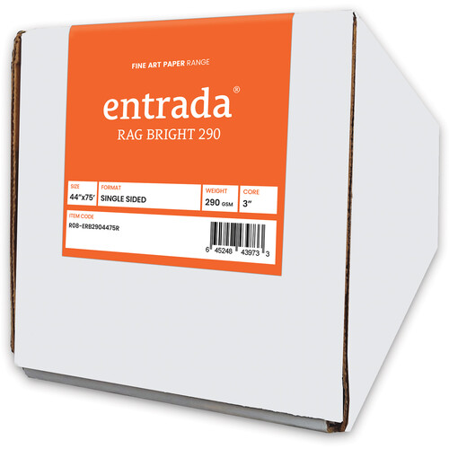 Moab Entrada Rag Bright 290 Archival Inkjet Paper (44" x 75' Roll)