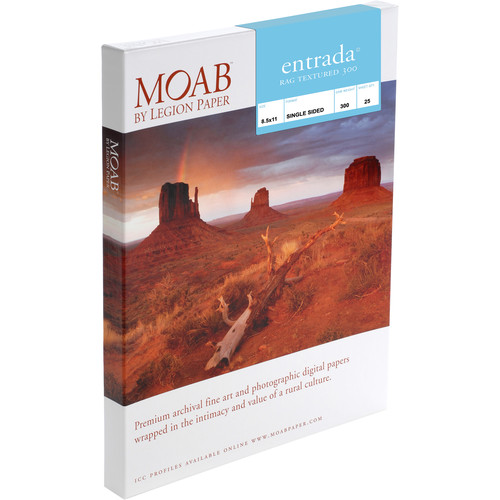 Moab Entrada Rag Textured 300 Paper (13 x 19", 25 Sheets)