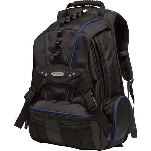 Mobile Edge 17.3" Premium Backpack (Black/Navy Blue)