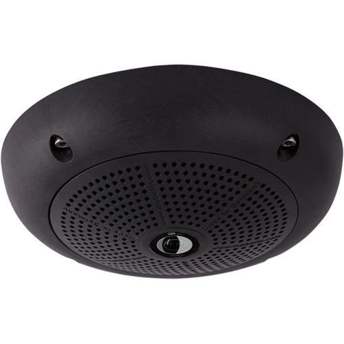 MOBOTIX MX-Q25M-Sec-Night-N12-BL Q25 Hemispheric Network Camera with 5MP Night Sensor and 12mm Fisheye Lens (Black)