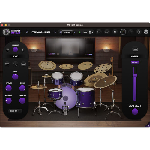 MODALICS MINDst Drums Sampler Plug-In