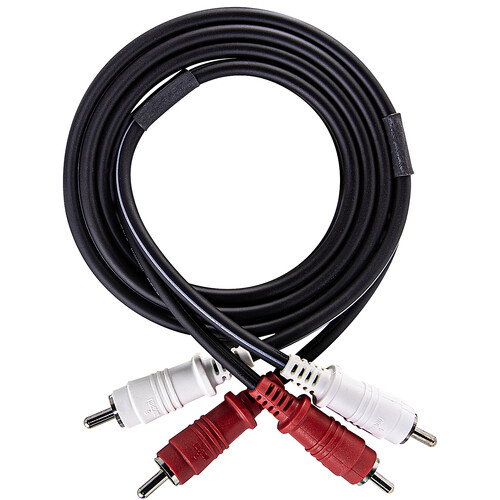 Mogami PuroFlex Dual RCA Male to Dual RCA Male Audio Cable with Nickle-Plated Plugs (3')