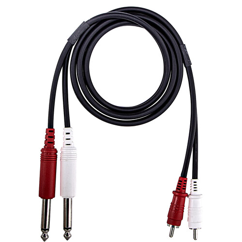 Mogami PuroFlex Dual RCA Male to Dual 1/4