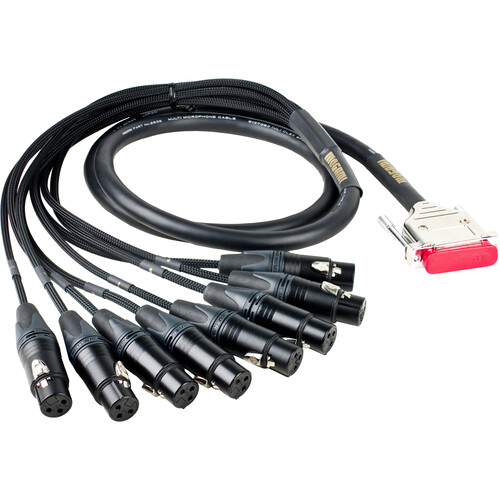 Mogami Gold DB25 to 8 XLR Female Cable (75') GOLD-DB25-XLRF-75