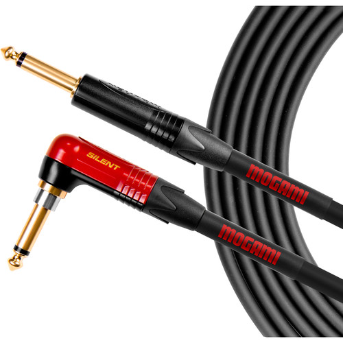 Mogami Overdrive Electric Guitar Cable with Neutrik Silent Plug (40')