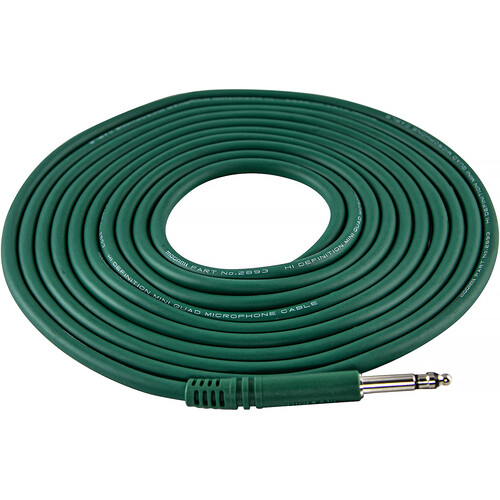 Mogami Bantam TT to Blunt Patch Cable (Green, 20')