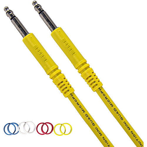 Mogami Bantam Tiny Telephone Patch Cable (Yellow, 12")