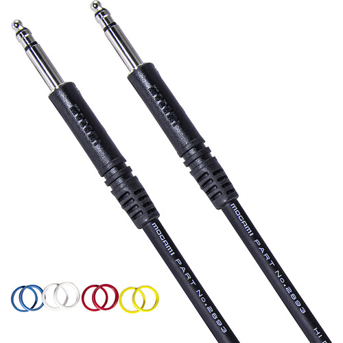 Mogami Bantam Tiny Telephone Patch Cable (Black, 48")