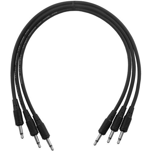 Mogami 3.5 TS Mono to 3.5 TS Cable (2', 3-Pack)